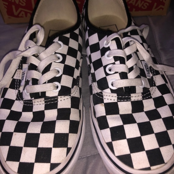 checkered vans size 6.5
